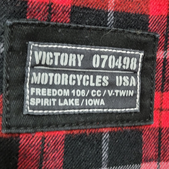 Victory Motorcycles Flannel Shirt - Picture 3 of 4